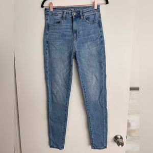 American Eagle Super High-Waisted Skinny Denim Jeggings